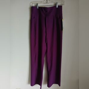 NWT 32 Cool Purple Active Flare Pant Size Small